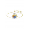 Swarovski náramok dámsky pozlátený swarovski kryštál MINIONS 5743386 zlatá ONE SIZE