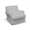 Dekoria Poťah na kreslo Barkaby, svetlo - šedá, Poťah na kreslo Barkaby, Etna, 705-90