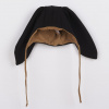 Dojčenská bavlnená čiapka s uškami New Baby Favorite hnedá Farba: Čierna, Veľkosť: 80 (9-12m)