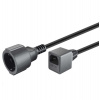 PremiumCord prodlužovací přívod 230V CEE 7/7 - IEC320 C14 / 20 cm (ppu1-01)