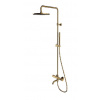 OMNIRES Y - Sprchový set s vaňovým termostatom, priemer 25 cm, zlatá Y1234GL