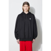 Mikina adidas Originals Trefoil Hoodie dámska, čierna farba, s kapucňou, s potlačou, IU2409