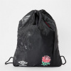 Umbro England Rugby Formation Gymsack Adults Black/White/Red Small