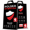 Hybridné sklo Poľsko Hybryda pre realme GT Master 4 ks