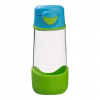 b.box Fľaša Sport na pitie 450 ml - modrá/zelená