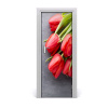 Fototapeta samolepiace červené tulipány 75x205