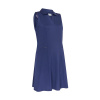 Callaway Flounce Dress with Mesh Peacoat - XS