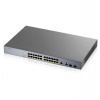 Zyxel GS1350-26HP 26portový inteligentný spravovaný CCTV PoE switch, dlhý dosah, 375W, 24x GbE, 2x combo RJ45/SFP (GS1350-26HP-EU0101F)