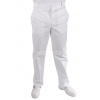Nohavice na gumu biele pánske (zmesový materiál) VYROBENÉ NA SLOVENSKU