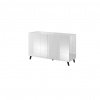 Cama Meble Komoda REJA 2D, biely lesk
