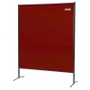 Prenosná ochranná zástena TSV 1B, červeno-hnedá