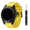 eses Silikónový remienok pre Garmin EasyFit/QuickFit 26 mm Farba: žltá