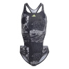 adidas Allover Graphic Swimsuit Womens Grey/Grey 8 (XS)