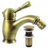 LABE - Bidetová batéria s výpustou, Stará mosadz (Bronz) L445.0SM, RAV Slezák Farba: Stará mosadz (Bronz), Rozmer: 1/2