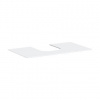 Hansgrohe Xevolos E - Doska pod umývadlo, 98x55 cm, výrez uprostred, matná biela 54209700