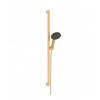 Hansgrohe Raindance Alive Select S - Set sprchovej hlavice, tyče a hadice, 3 prúdy, EcoSmart, kefovaný bronz 24601140