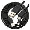 Kábel GSM hurt USB - microUSB typ B 10 m čierny