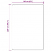 vidaXL Chlpatý koberec s vysokým vlasom NAVARRA námornícka 130x200cm - Modrá - 252746-268382