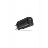 AXAGON ACU-DPQ65, GaN nabíjačka do siete 65W, 3x port (USB-A + dual USB-C), PD3.0/QC4+/PPS/Apple, čierna (ACU-DPQ65)