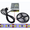 LedStar sada 4m Biely LED pásik 12V SMD2835 120LED/m 9,6W/m 230V adaptér do zásuvky IP20, konektory, 4M9.6A/6K Zvoľte farbu svetla: 3000K