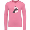 Dětské funkční triko s dlouhým rukávem KLIMATEX Agung růžová Velikost: 134
