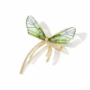 Éternelle Brož ve tvaru vážky Eudora B7370-250231 Zelená