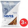 SENS Protein chipsy s cvrččím proteínom 3× 80 g, mak a morská soľ