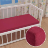Detské froté napínacie prestieradlo do postieľky FR-010 Vínové 80 x 140 x 10 cm - do postieľky