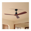 ZEVENTI | ZEVENTI - Stropný ventilátor LIONI Wi-Fi Tuya čierna/dub + DO | ZV0045