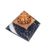Turmalínová Orgonitová Pyramída s Krištáľom 7.5cm