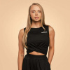 GymBeam Dámsky top Cropped Breeze Black - BeastPink Veľkosť: S 103660-2-S