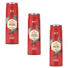 Old Spice Deep Sea 3v1 sprchový gél a šampón pre mužov 3x400ml Old Spice