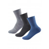 Ponožky Devold Daily Merino Medium Sock 3pk Indigo Mix
