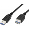 PremiumCord Kabel USB 3.0 A-A 1m, prodlužovací (M/F) ku3paa1bk