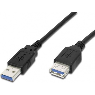 PremiumCord Kabel USB 3.0 A-A 1m, prodlužovací (M/F) ku3paa1bk