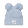 New Era Knit Medium MLB Double Pom Beanie New York Yankees, One Size, ZĽAVA