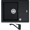 Franke BFG 611-62 onyx s excentrom + Franke FC 9541.071 NOVARA PLUS onyx
