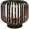 Solight WO3103, kovový oválny lampáš so žiarovkou s micro LED, teplá biela, medená, 3xAA, 18cm WO3103