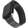Fixed Nylon Sporty Strap nylonový remienok pre Apple Watch 42/44/45mm, tmavo-sivý FIXNST2-434-GR
