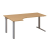 Interiér Říčany Ergonomický stôl ProOffice C 180 x 120/80 cm, ľavý, buk