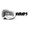 100% STRATA 2 JUNIOR Goggle White - Clear Lens