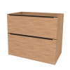 Mereo Mailo, kúpeľňová skrinka 101 cm, čierne madlo, Multidecor, Light Select Walnut CN592SBLSW1