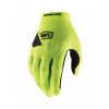 Rukavice 100% RIDECAMP neon yellow