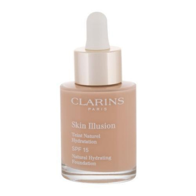 Clarins Skin Illusion Natural Hydrating SPF15 hydratačný make-up s uv filtrom 30 ml 107 beige