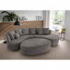Livetastic SEDACIA SÚPRAVA, textil, sivá - Online Only obývacie izby - 002310000533