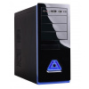 Eurocase ML-5485, 2xUSB, FW, eSATA, leská čierno-modrá, bez zdroja ML5485BKBLEUbez