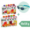 Good Gout BIO Kapsičkový 10pack + Dodie slnečné okuliare (0 – 18 mes.), zelené