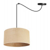 Light Home Závesné svietidlo Juta Spider, 1x jutové tienidlo, (výber z 2 farieb konštrukcie), (fi 35cm)