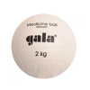 Míč medicinbal plastový 2 kg GALA barva bílá