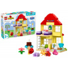 Lean Toys LEGO Duplo – Prasiatko Peppa narodeninový dom 10433